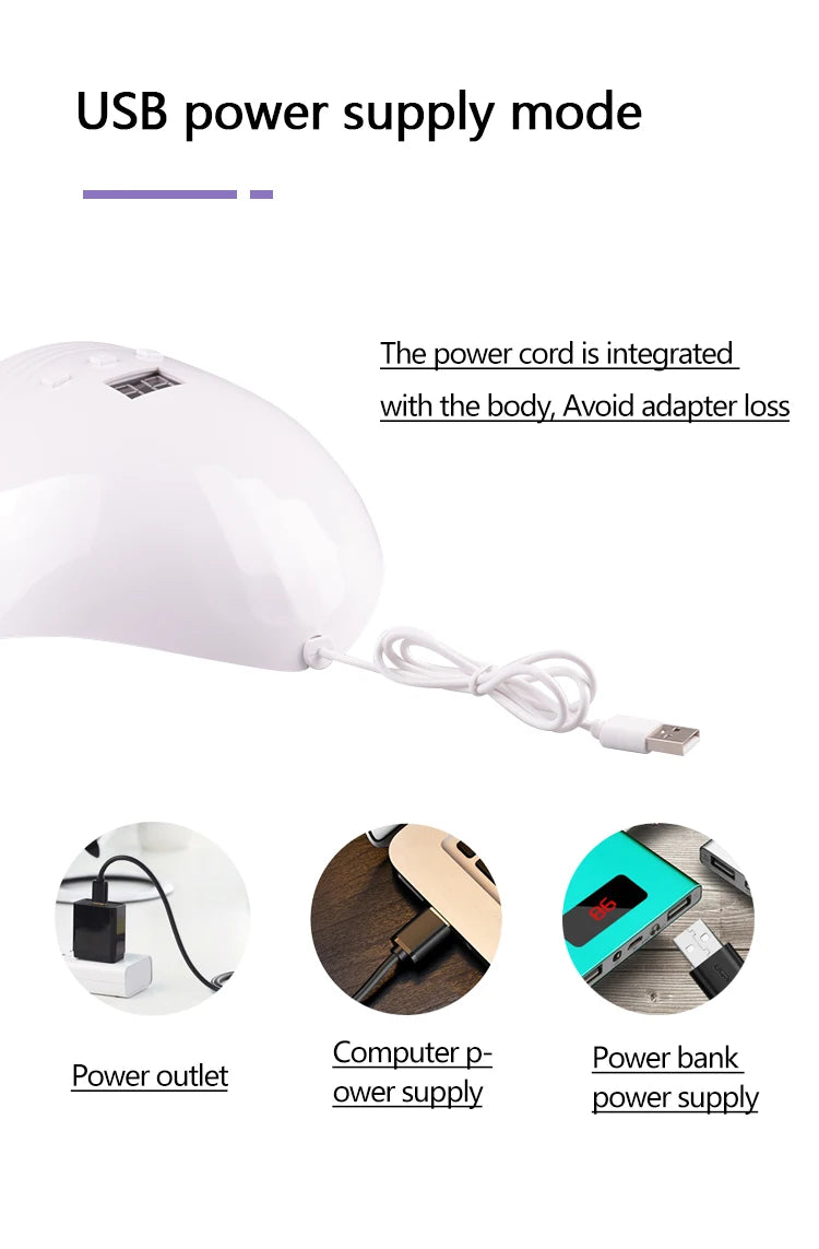 48W UV LED Nail Lamp Dryer