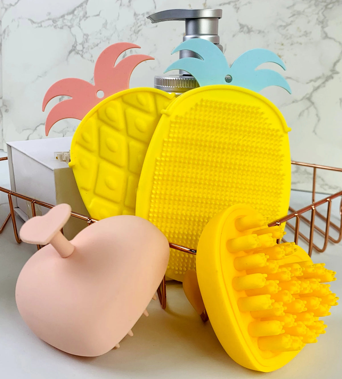 3D Silicone Scalp Massage Shampoo Brush