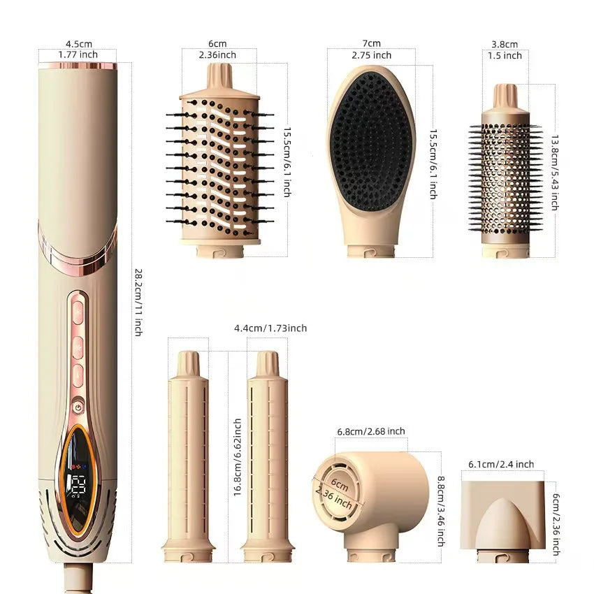 1600W High-Speed Ionic Hair Dryer Styler Set