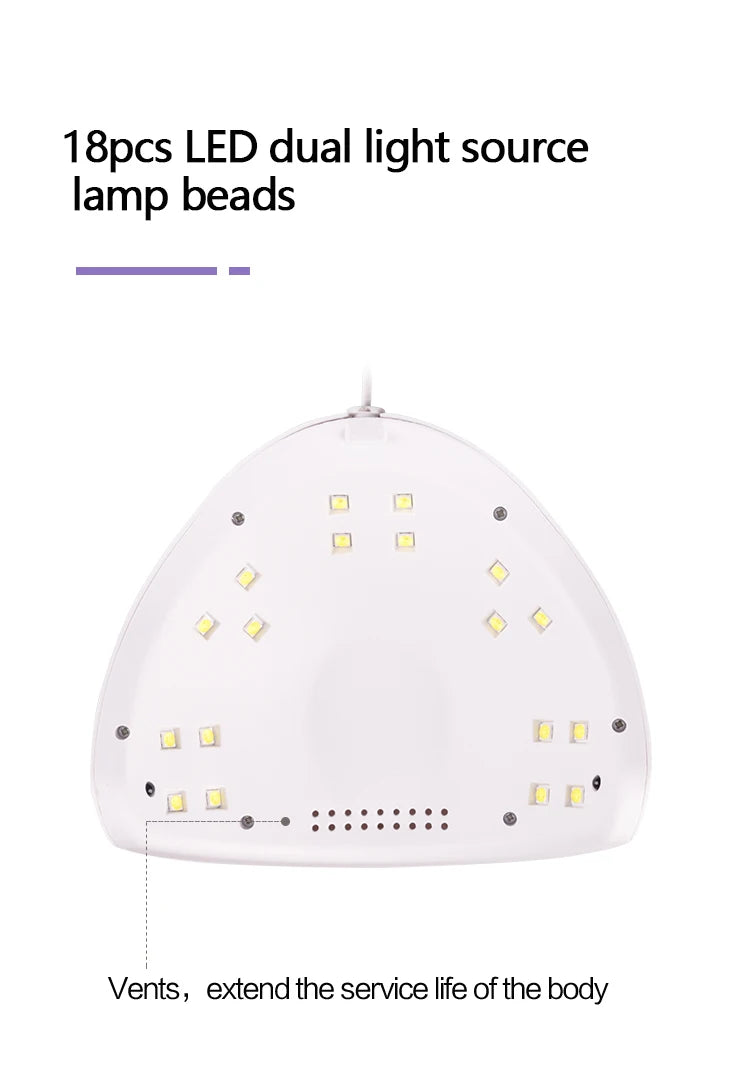 48W UV LED Nail Lamp Dryer