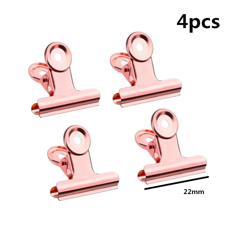 Multicolor Metal Clamp Paper Clips