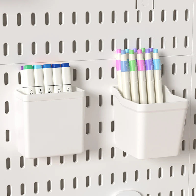 Plastic Pegboard Desk Organizer