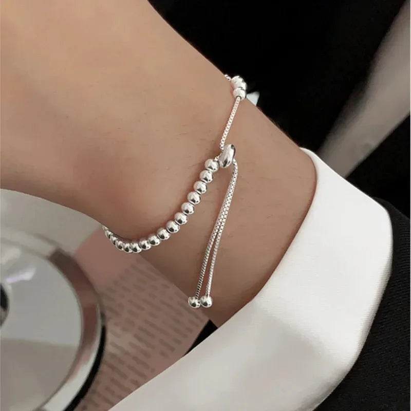 Adjustable Geometric Bead Bracelet