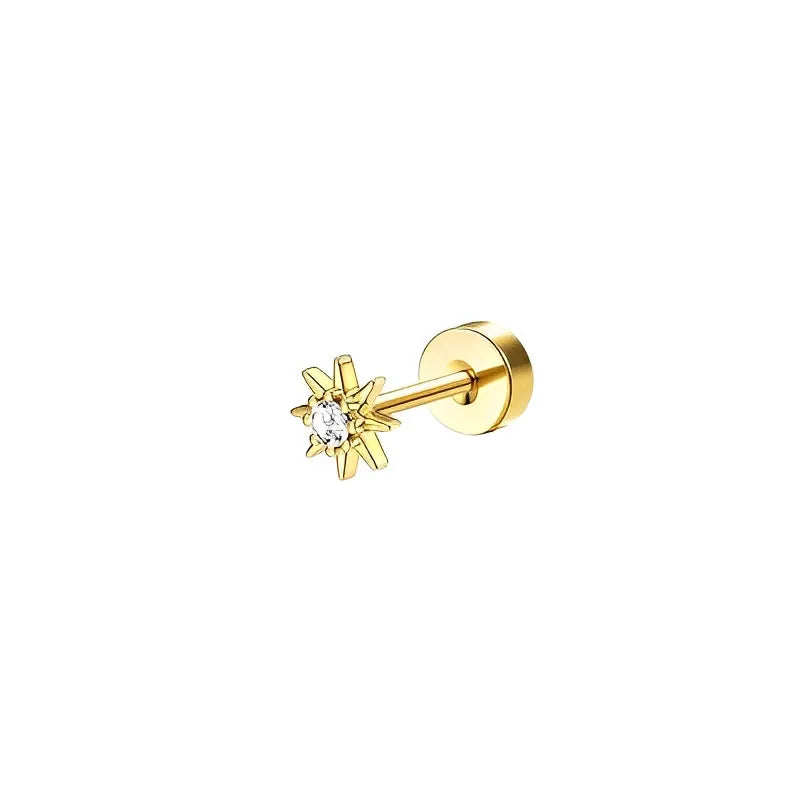 Surgical Steel Flat Back Earrings