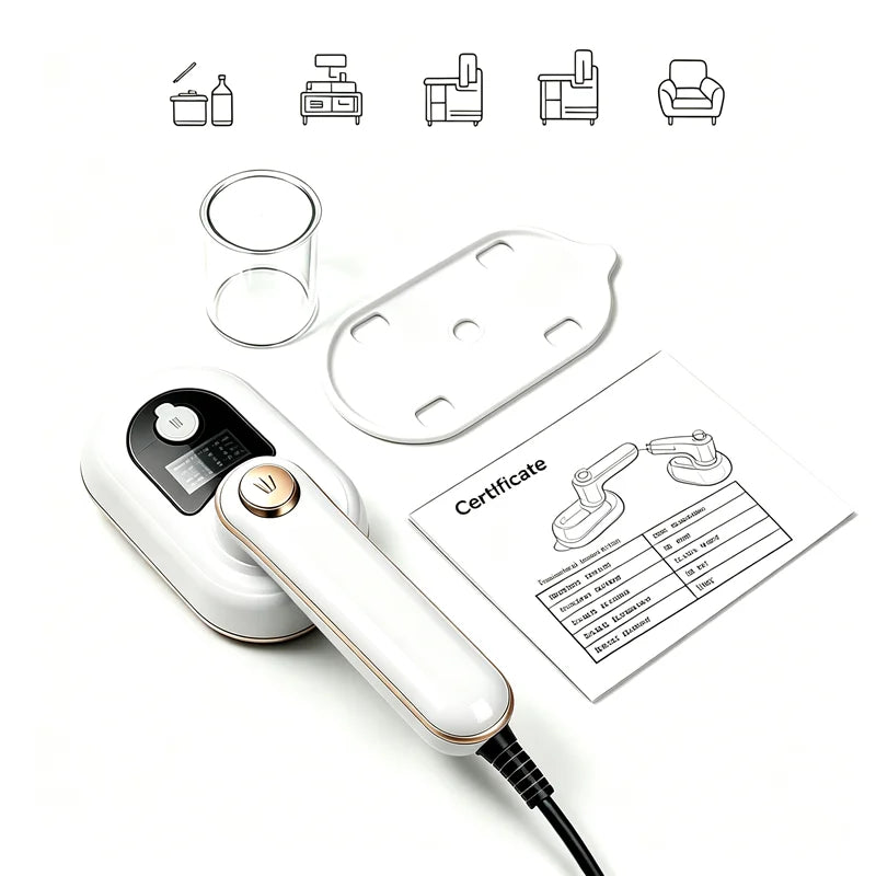 Portable Vertical Mini Garment Steamer for Travel (US Plug)