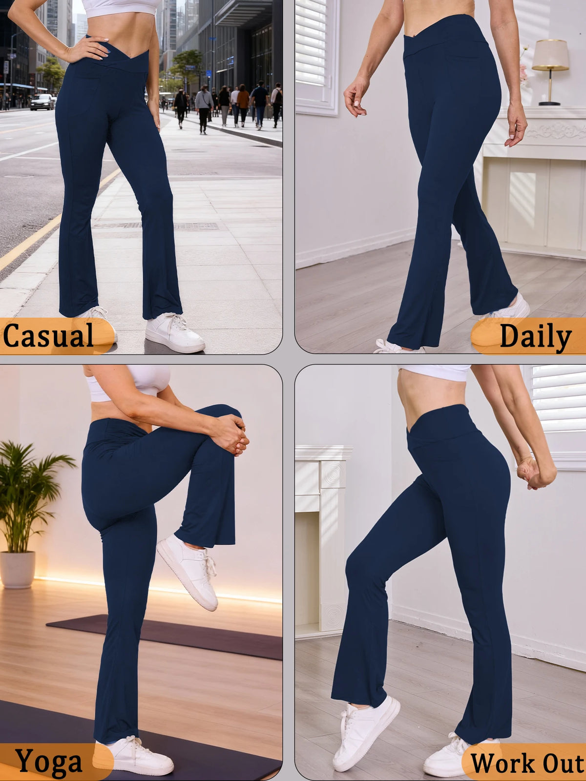 Women's High-Waist Flare Yoga Leggings