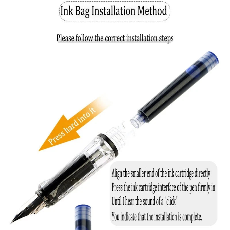 Fountain Pen Set with Ink Refills