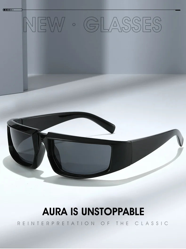 Lunettes de soleil steampunk pour cyclisme 2023, lunettes de protection punk pour femmes, lunettes de soleil de marque pour hommes, verres miroirs argentés, lunettes de cyclisme