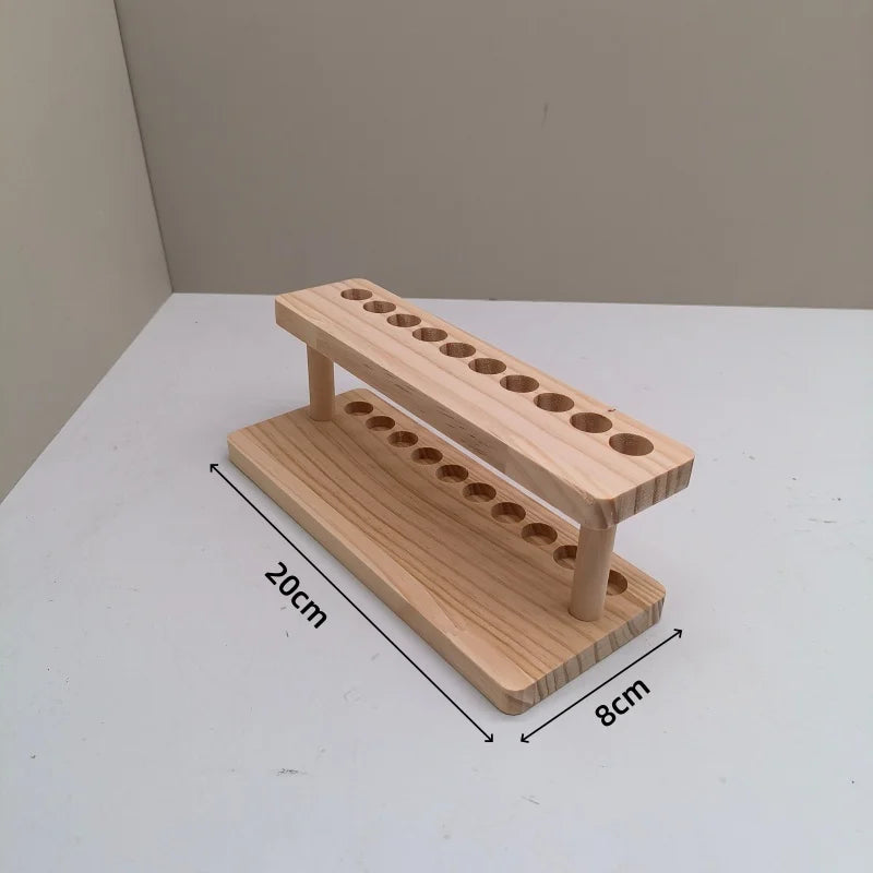 Walnut Wood Multifunction Desk Organizer
