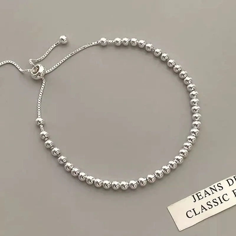 Adjustable Geometric Bead Bracelet