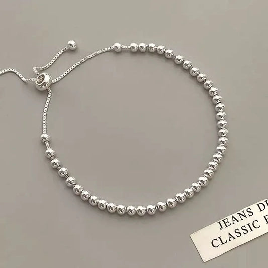 Adjustable Geometric Bead Bracelet