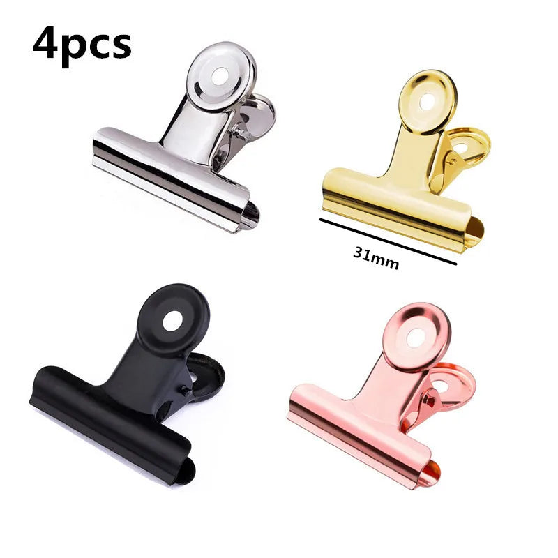 Multicolor Metal Clamp Paper Clips