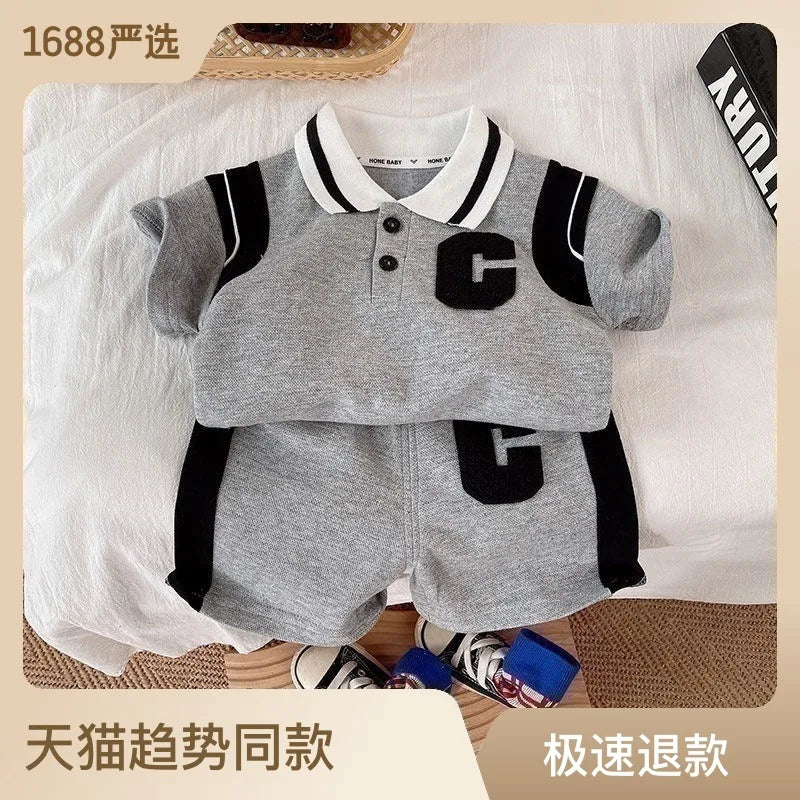 Toddler 2-Piece Summer Outfit – T-Shirt & Shorts