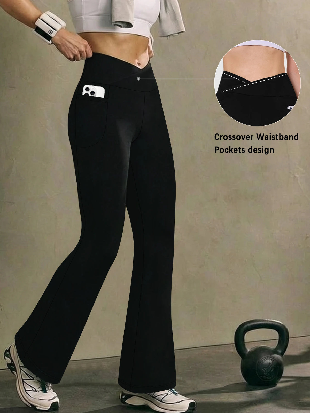 Women's High-Waist Flare Yoga Leggings