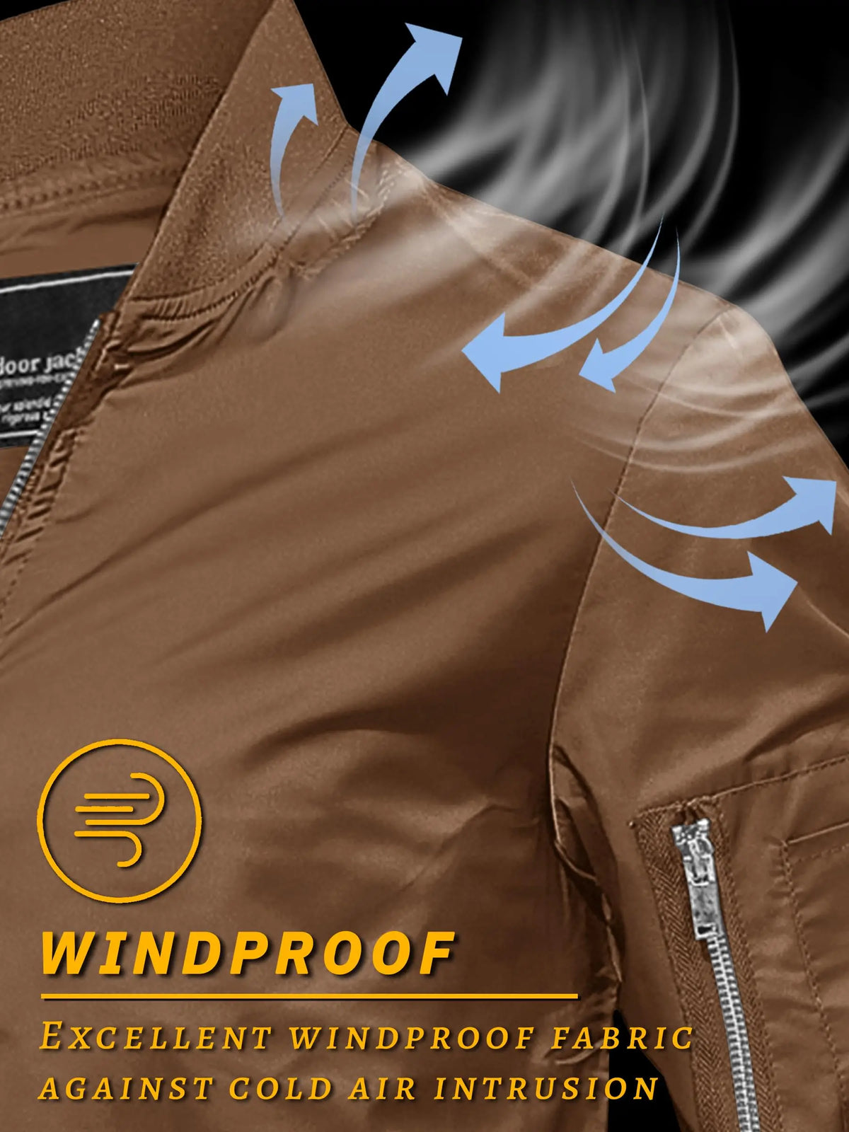 Men's Lightweight Daily Jacket – Windproof, Zip Pockets