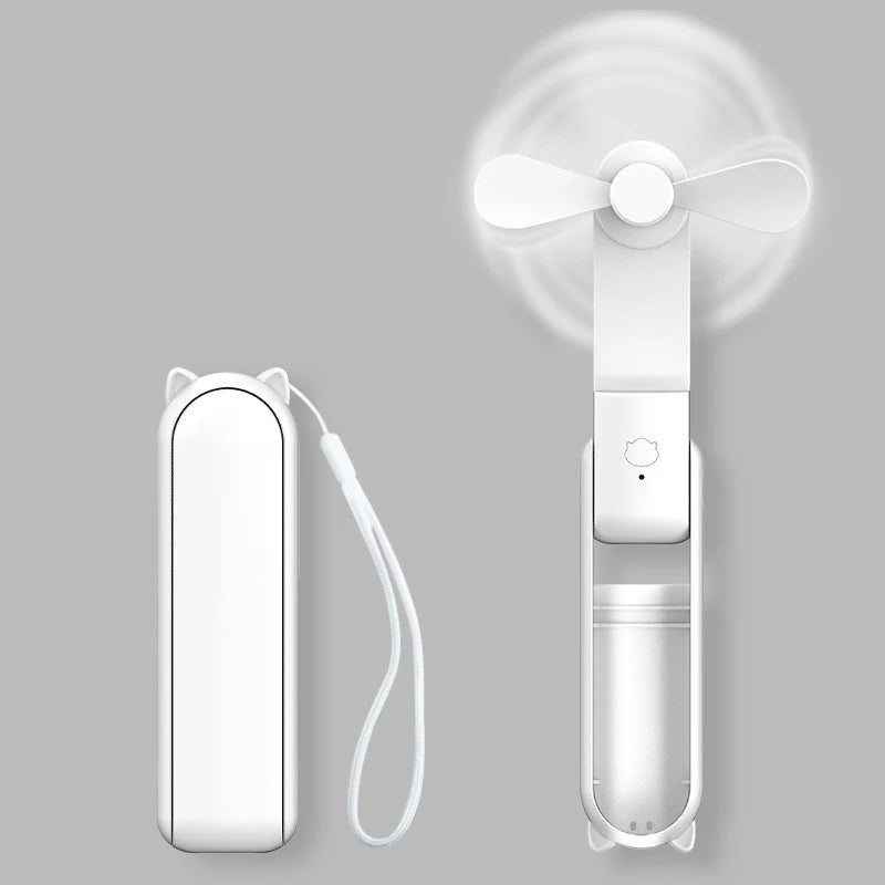 Portable 3-Speed Foldable Mini Fan (USB Rechargeable)