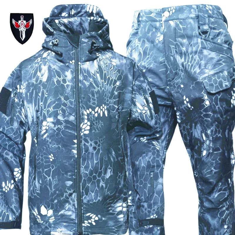 Winter Soft Shell Jacket – Windproof, Waterproof