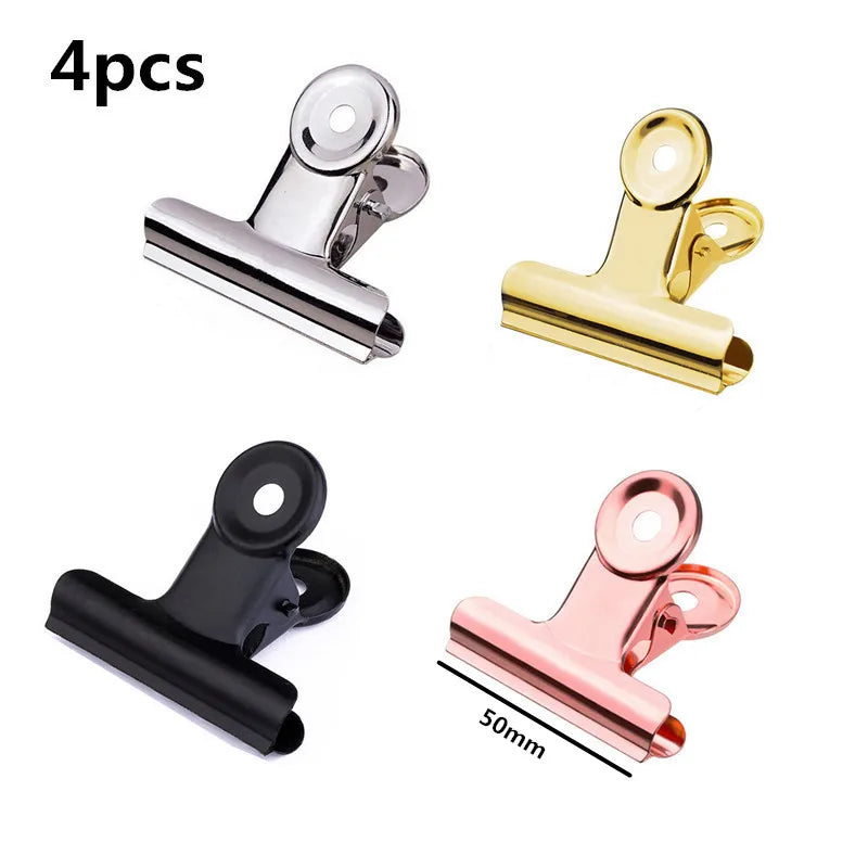Multicolor Metal Clamp Paper Clips