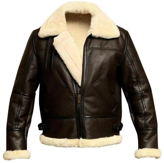 Men's Oversized Leather Jacket – Plus Size