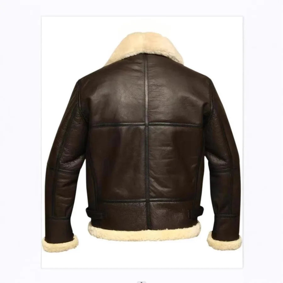 Men's Oversized Leather Jacket – Plus Size