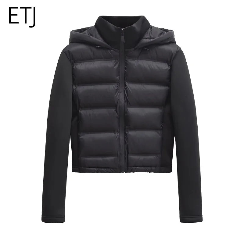 Women's Lightweight Winter Jacket – Long Sleeve, Zippered Hood