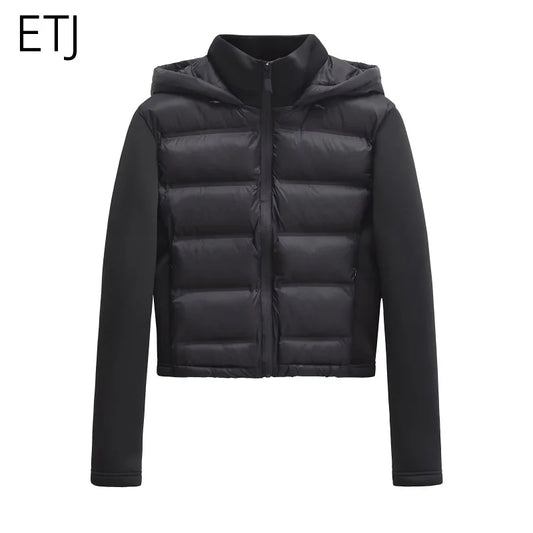 Women's Lightweight Winter Jacket – Long Sleeve, Zippered Hood