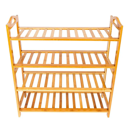 4-Tier Bamboo Shoe Rack