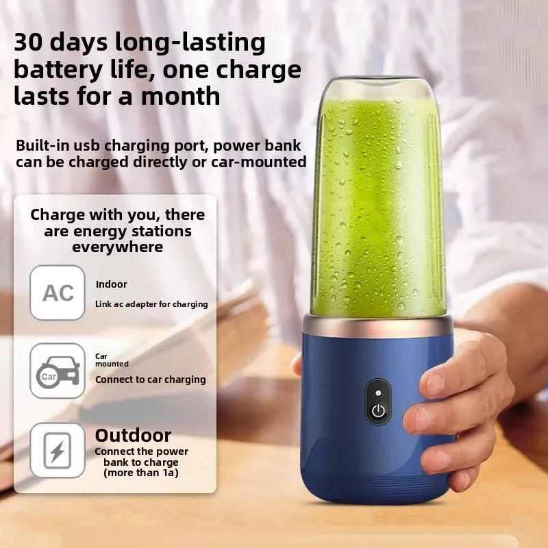 Portable 6-Blade USB Juicer Cup