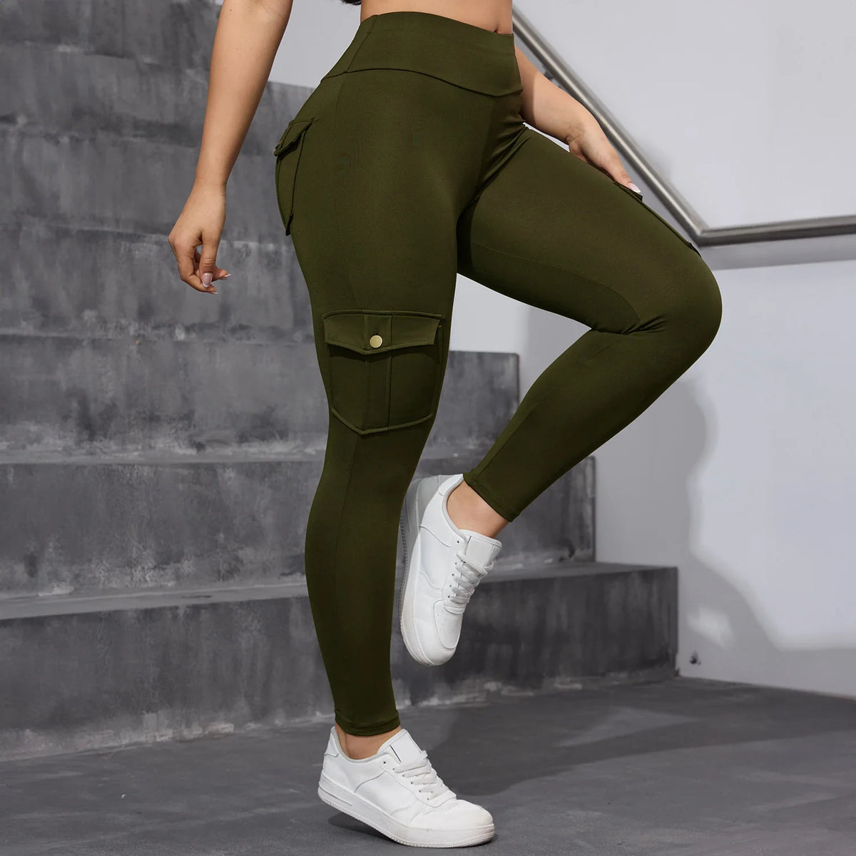 Women's High-Waist Athletic Leggings – Ankle-Length, 2-Pack