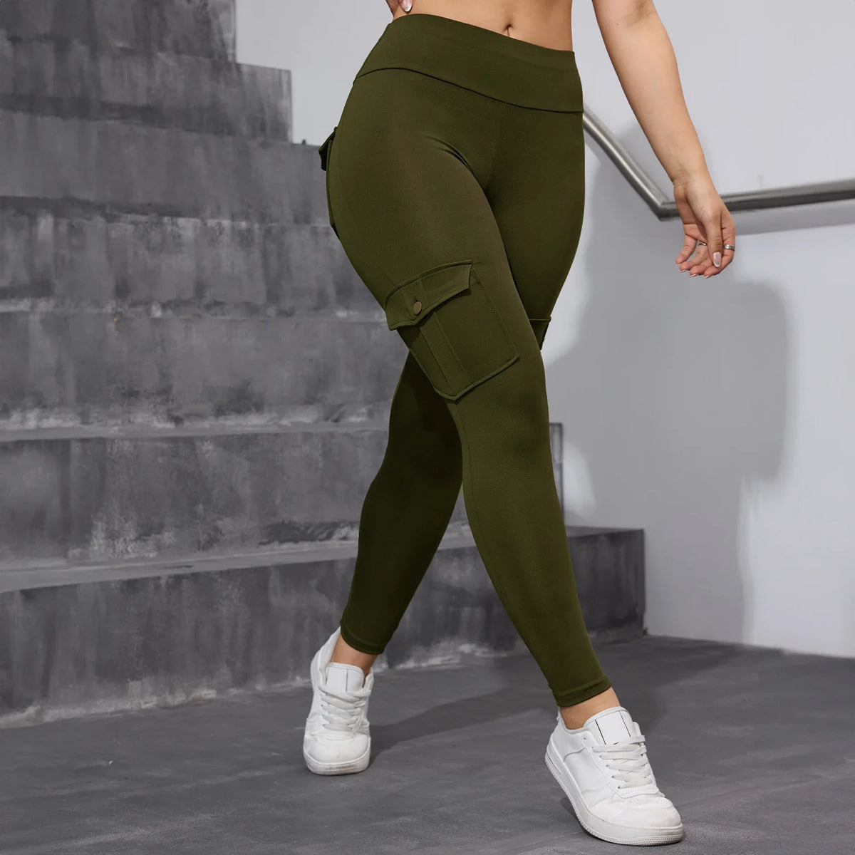 Women's High-Waist Athletic Leggings – Ankle-Length, 2-Pack