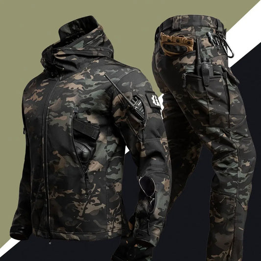 Winter Soft Shell Jacket – Windproof, Waterproof