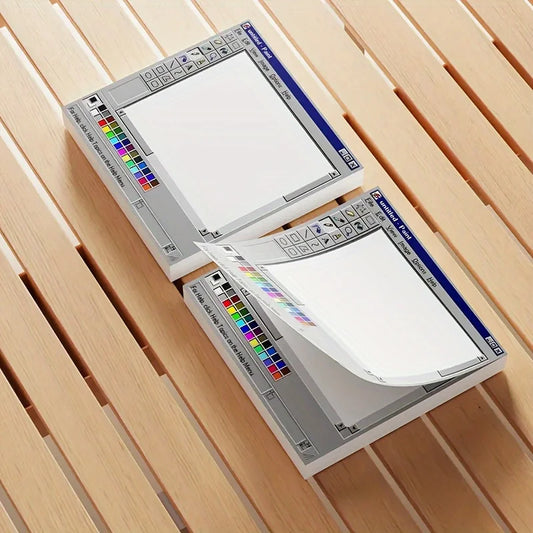 Retro Computer Sticky Notes, 50 Sheets