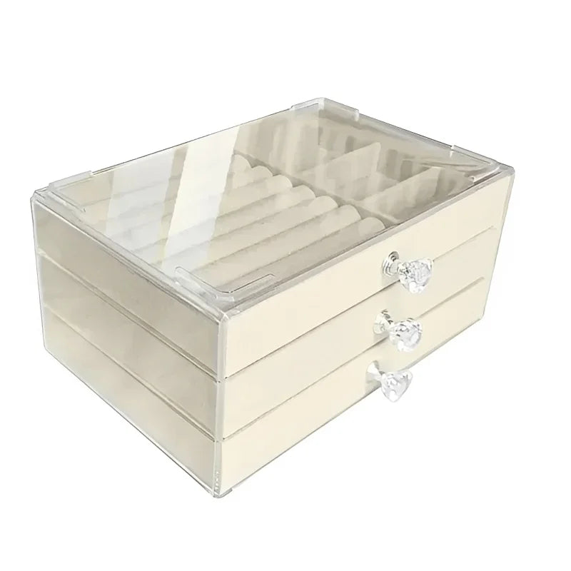 3-Drawer Jewelry Storage Box