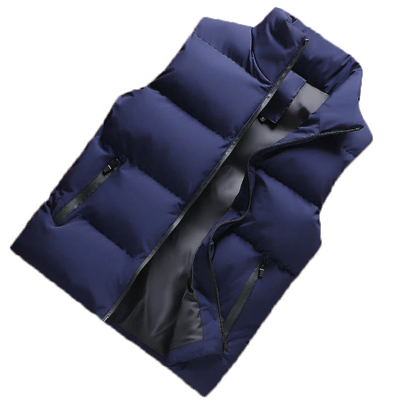 Men's Quilted Puffer Vest with Full Zip