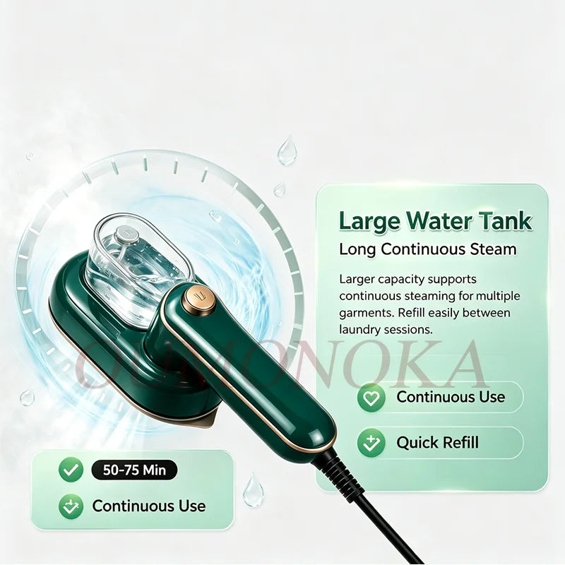 Portable Vertical Mini Garment Steamer for Travel (US Plug)