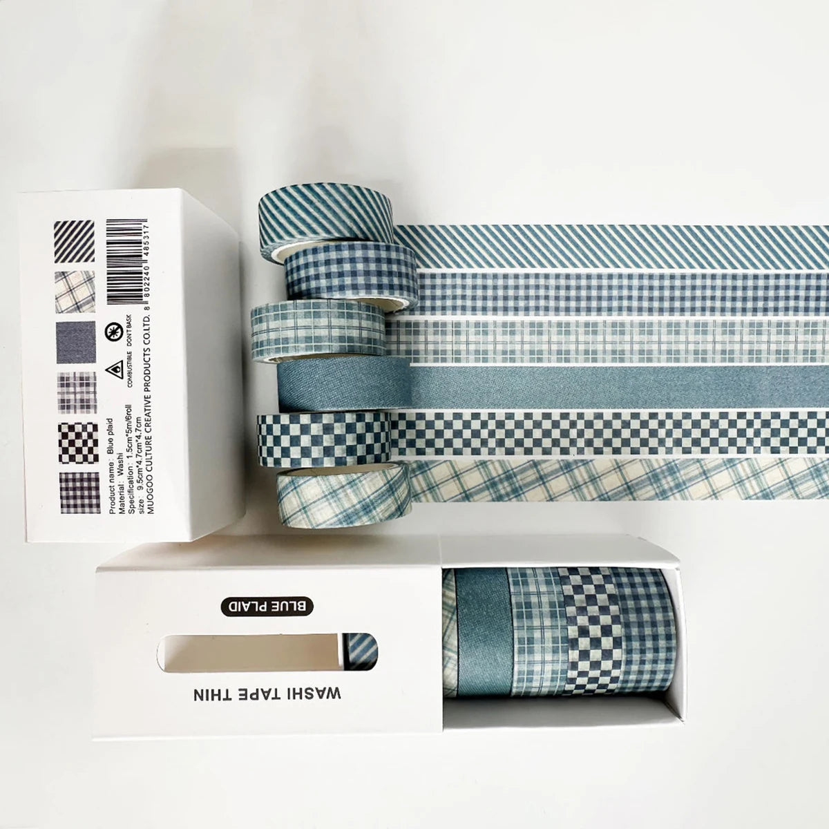 Retro Washi Tape Set (6 Rolls)