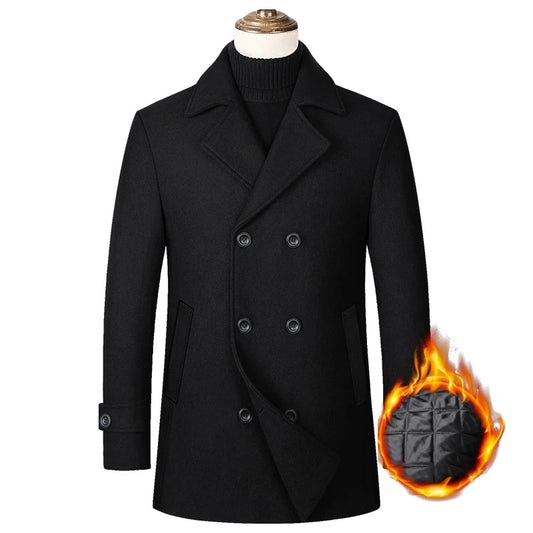 Men's Double-Breasted Business Jacket