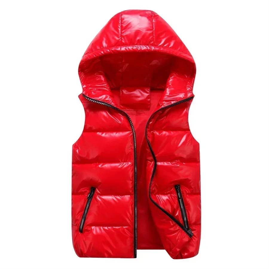 Men's Winter Hooded Padded Vest – Waterproof