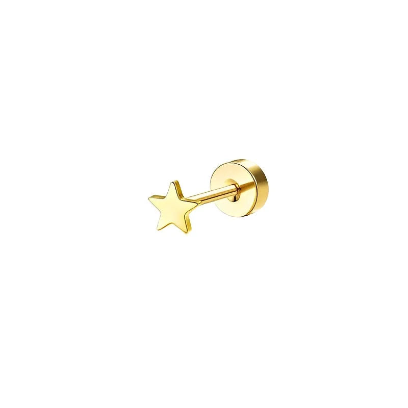 Surgical Steel Flat Back Earrings