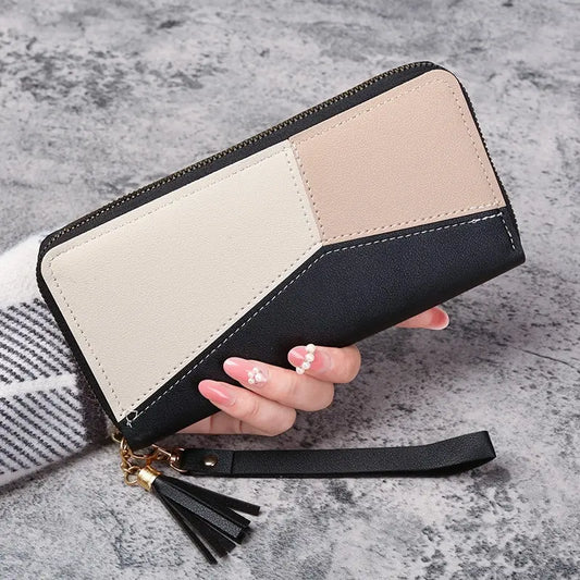 Women's Long Zipper Wallet with Coin Purse