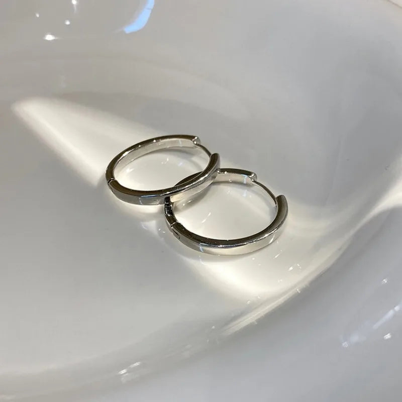 Classic Round Hoop Earrings