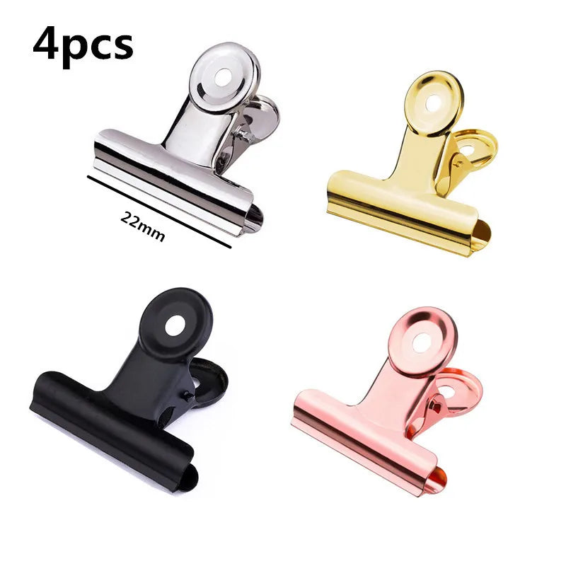 Multicolor Metal Clamp Paper Clips
