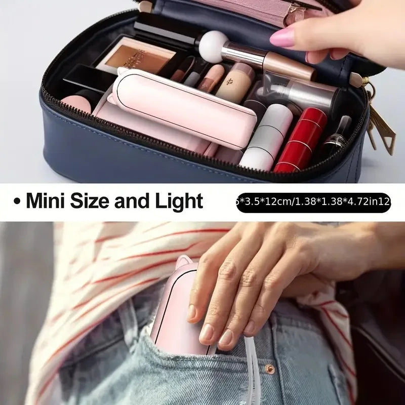Portable 3-Speed Foldable Mini Fan (USB Rechargeable)