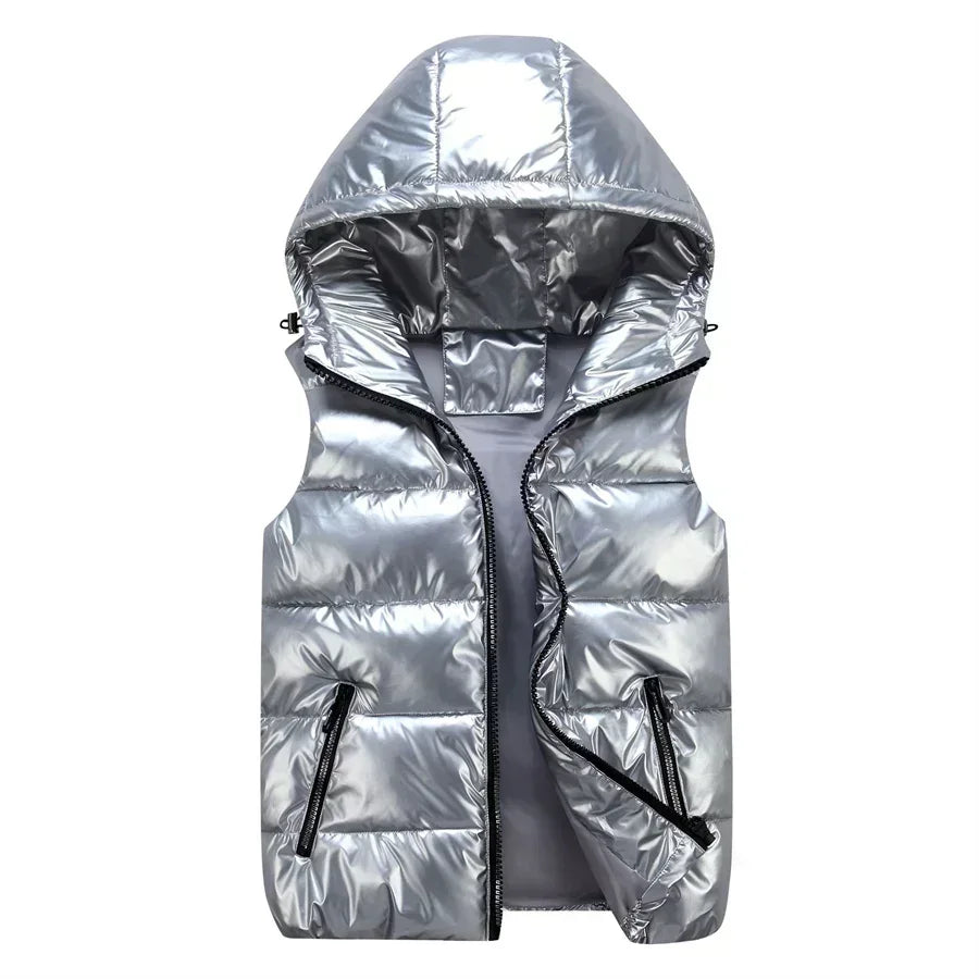 Men's Winter Hooded Padded Vest – Waterproof