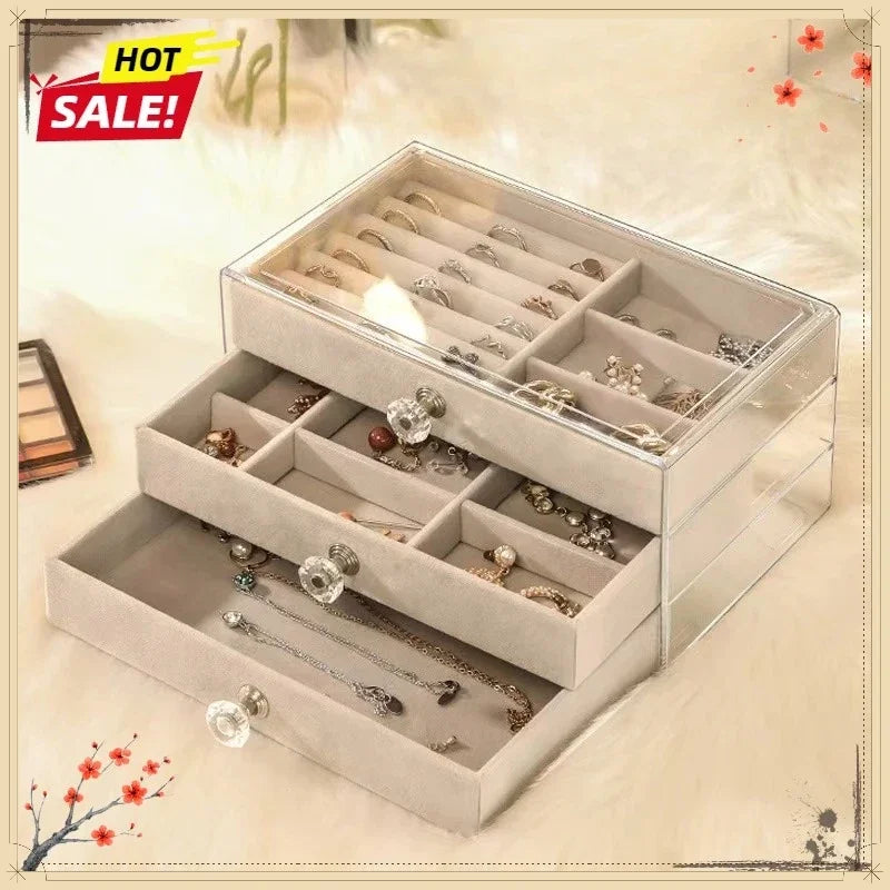 3-Drawer Jewelry Storage Box