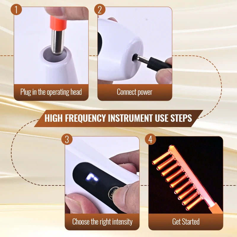 High Frequency Facial Therapy Device