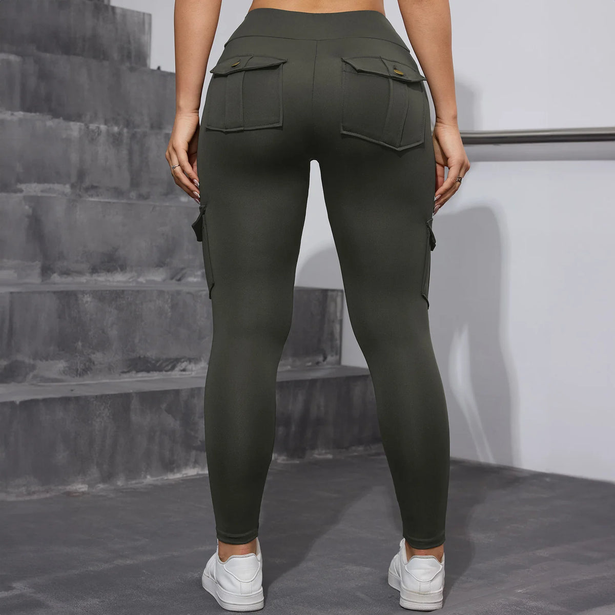 Women's High-Waist Athletic Leggings – Ankle-Length, 2-Pack