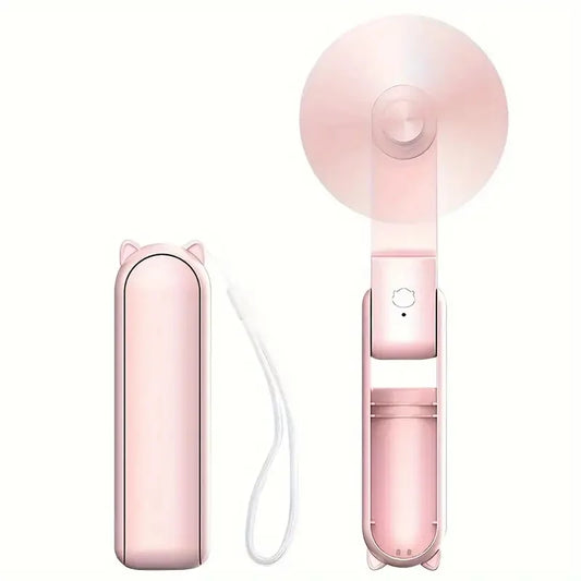 Portable 3-Speed Foldable Mini Fan (USB Rechargeable)