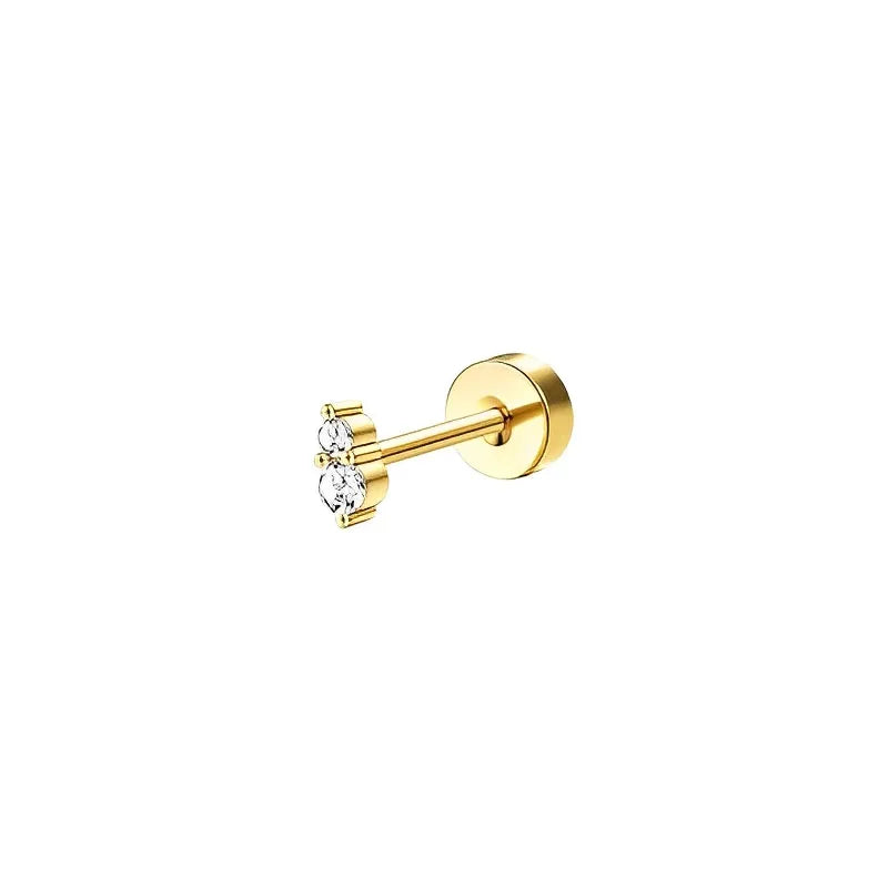 Surgical Steel Flat Back Earrings