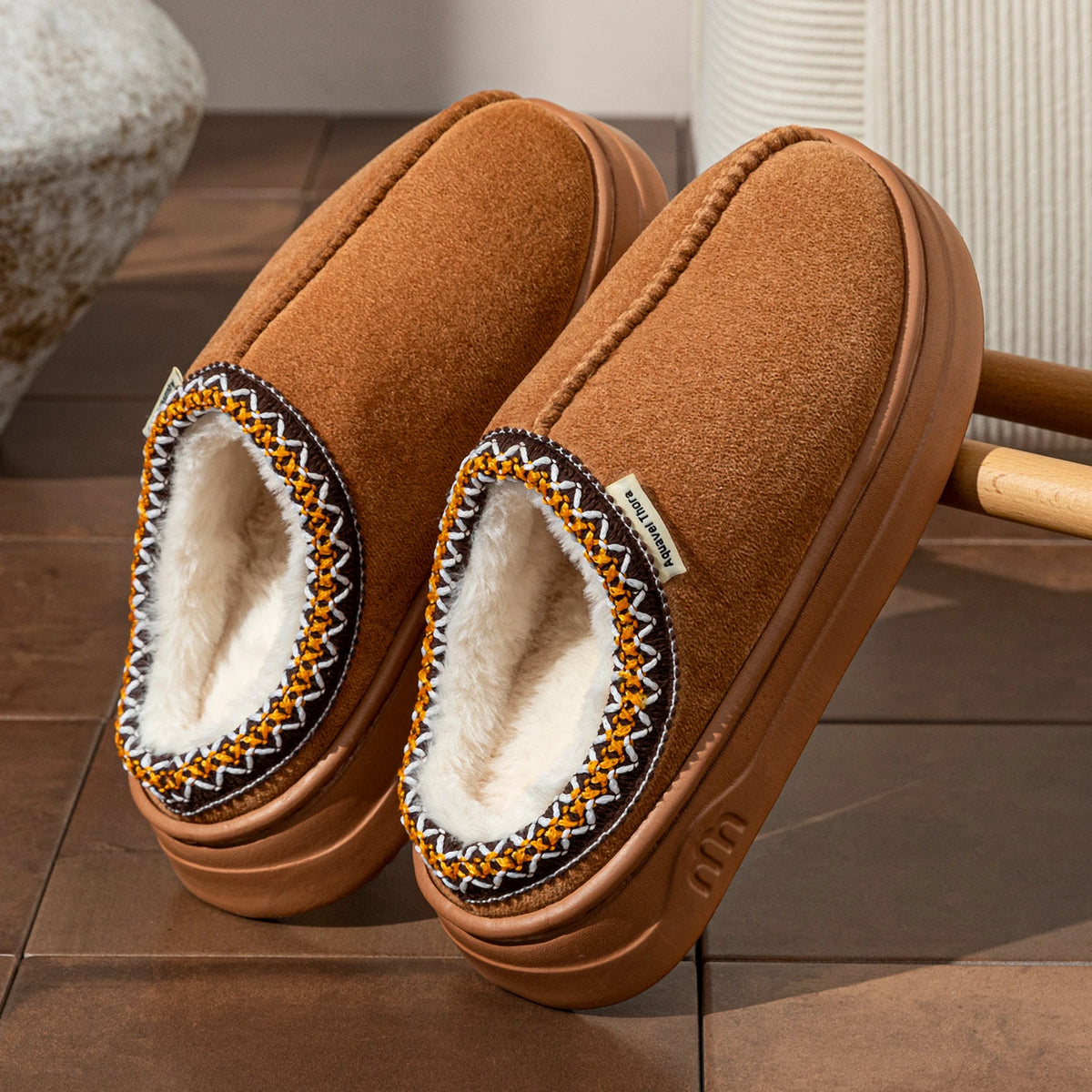 Women's Fuzzy Winter Slipper Boots